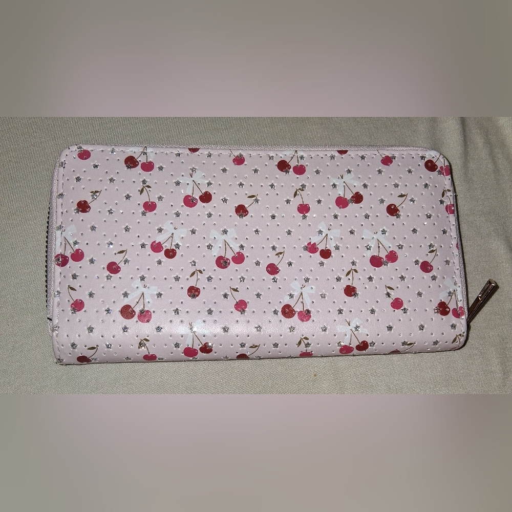 Cherries and stars wallet